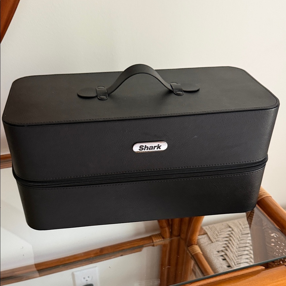 Shark Leather Hair Dryer Travel Case